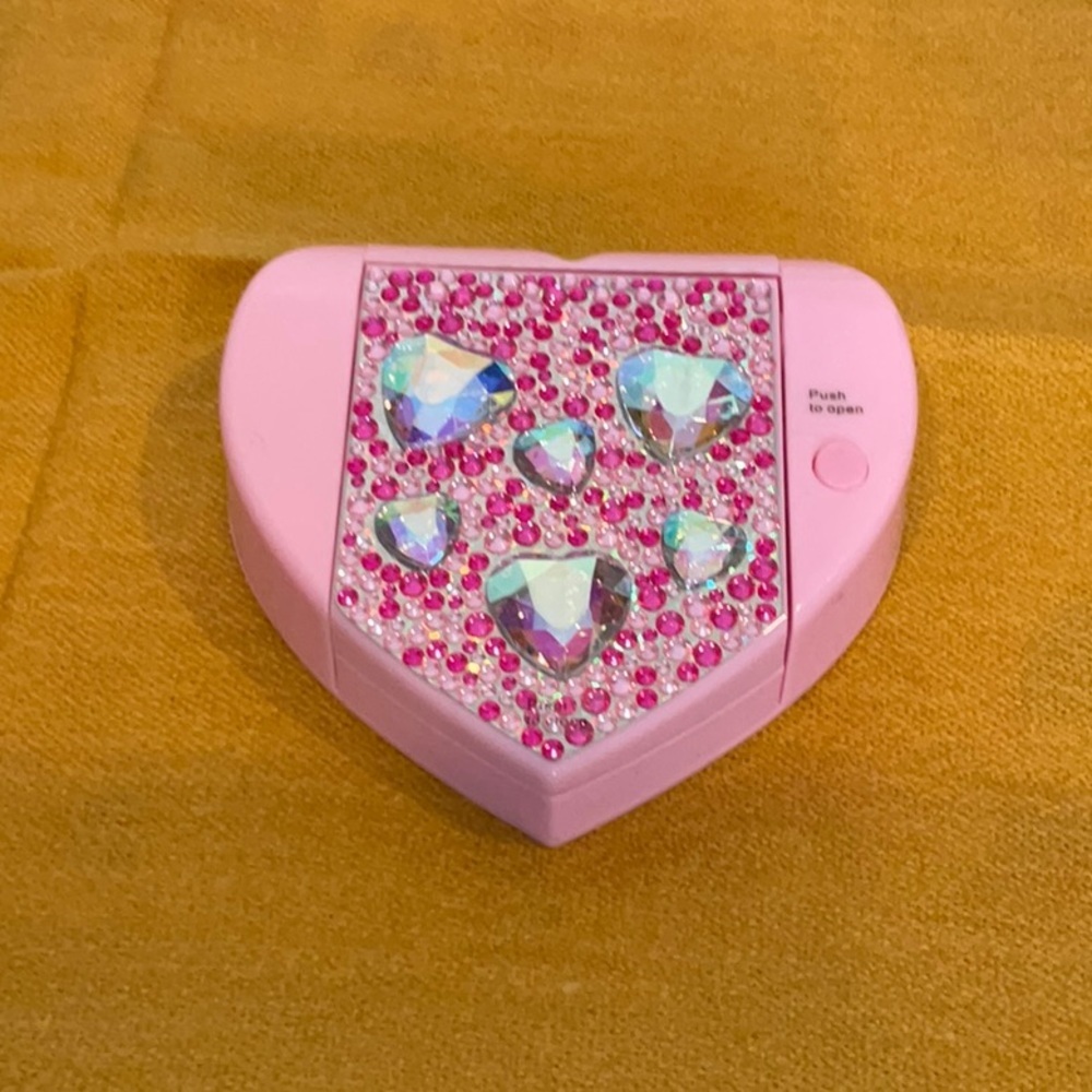 Claire's Club Pearl Bling Heart Mechanical Lip Gloss Set